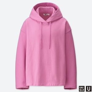 Uniqlo U Women Pink Oversized Hoodie